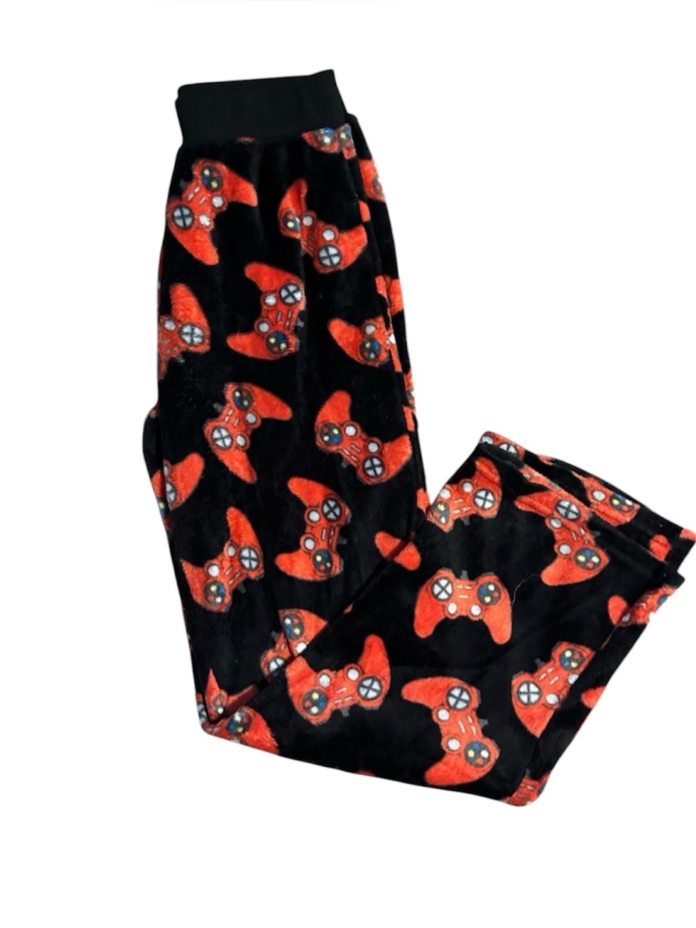 • Video Game Fleece Pajama Bottoms •